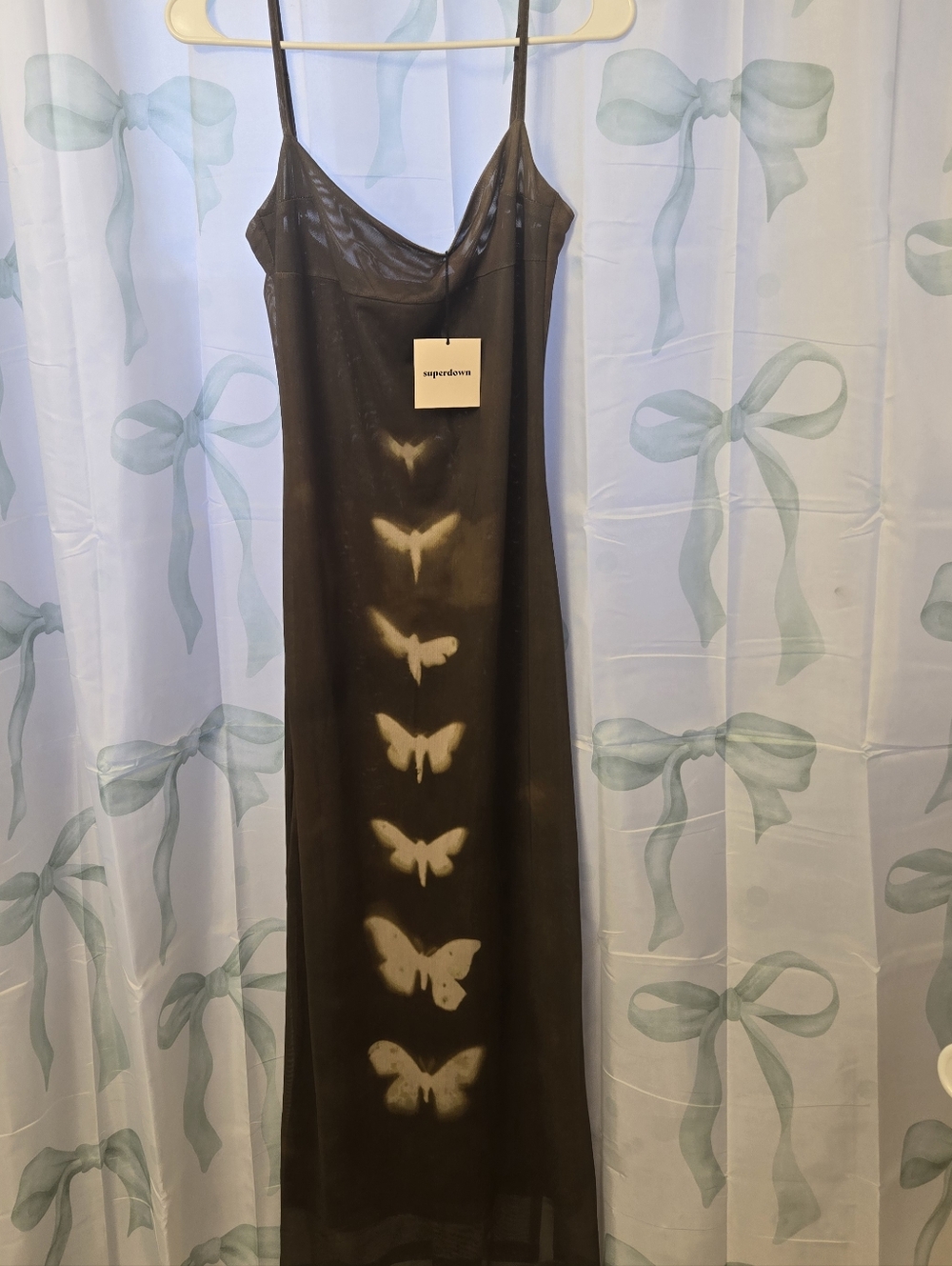 NWT As Seen On Kacey Musgraves Revolve Superdown Jocelyn Maxi Dress Size Large - Picture 8 of 12